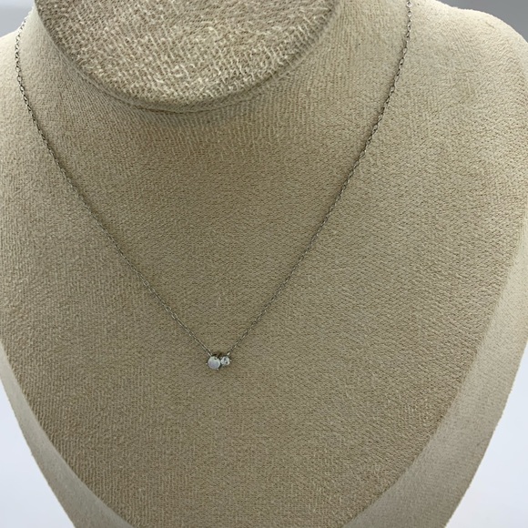 A New Day Silver Cubic Zirconia Necklace - Picture 13 of 14